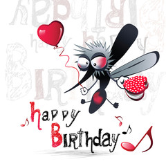 Happy birthday merry mosquito
