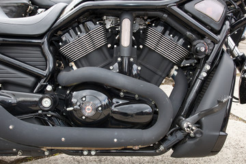 Obraz na płótnie Canvas motorcycle engine