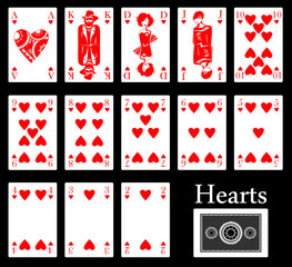 hearts cards