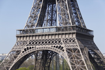 1 er étage de la Tour Eiffel à Paris