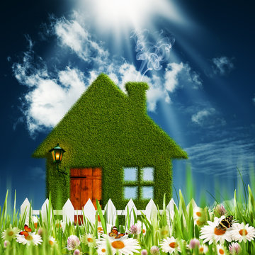Green House. Environmental backgrounds for your design
