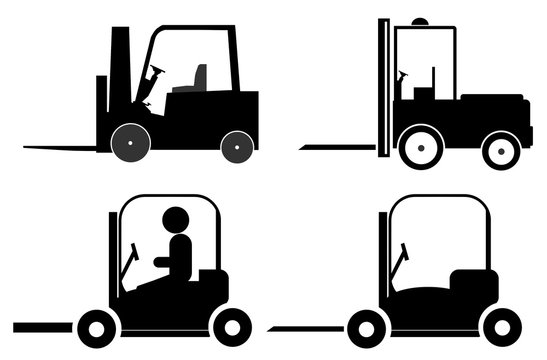 Monte-charges en 4 ic&ocirc;nes