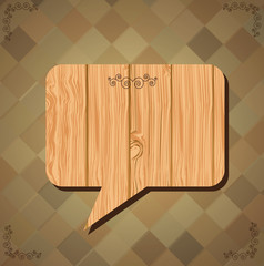 Wooden ballon