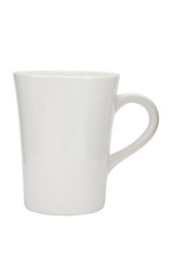 White ceramic cup
