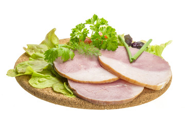 Bacon with vegetables