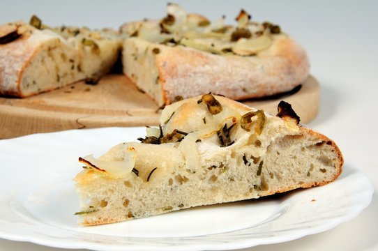Rosemary and olive Focaccia bread © Arena Photo UK