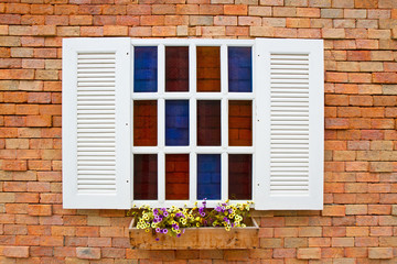 Brick Wall with Window