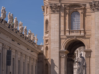 Roma, piazza S. Pietro (veduta)
