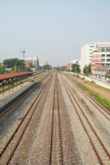 Fototapeta premium Railway station