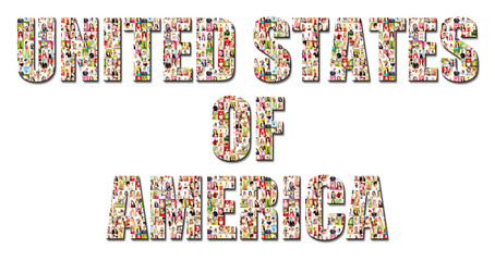 a lot of people portraits - UNITED STATES OF AMERICA