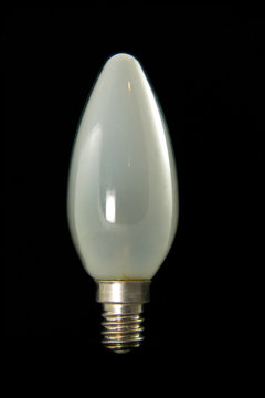 Small light bulb isolated