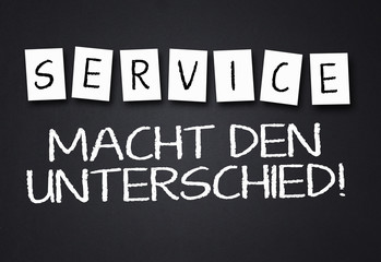 Service macht den Unterschied