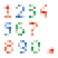 Pixel vector numbers
