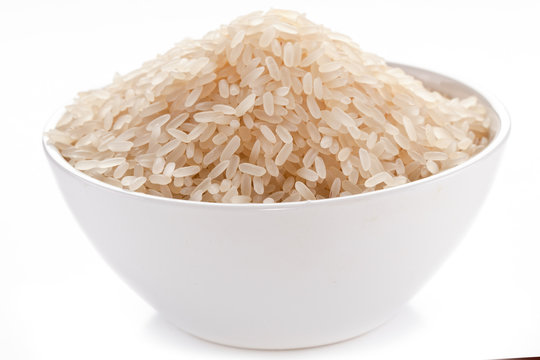 Rice in a bowl.