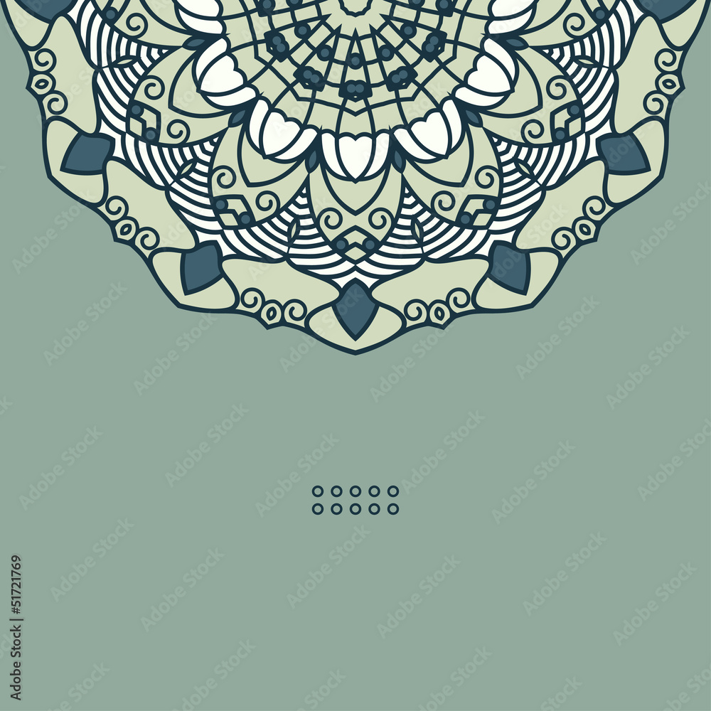 Aufkleber Vector Round Decorative Design Element