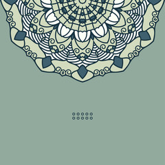 Vector Round Decorative Design Element