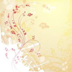 Fototapeta na wymiar Abstract beautiful floral background with flowers.