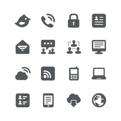 Internet icons set