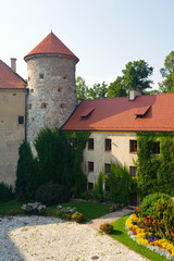 Fototapeta na wymiar Pieskowa Skala castle near Krakow