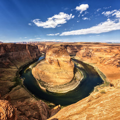 Famous view of horseshoe Bend