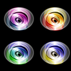 abstract object for dark backdrop