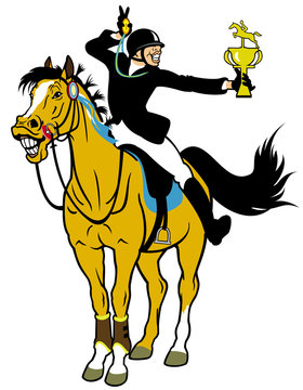 cartoon rider winner