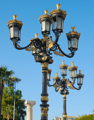 Fototapeta na wymiar Luksusowe ulicznych w Marbella, Andaluzja, Hiszpania