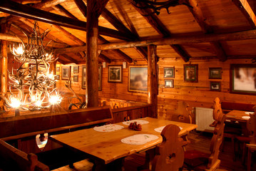 Fototapeta Detail in restaurant interior obraz