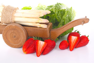 Spargelernte, Erdbeerernte