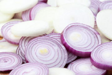 close up onions