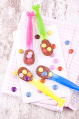 spoons of chocolate for kids