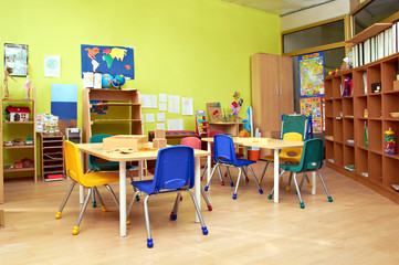 Kindergarten Preschool Classroom Interior - 51734582