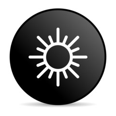 justice black circle web glossy icon