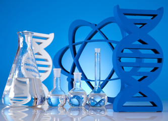 DNA molecules, atom, Laboratory