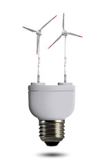 wind turbine in bulb