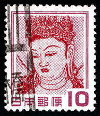 Postage stamp Japan 1953 Goddess Kannon
