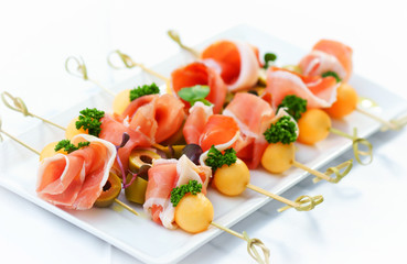 Prosciutto and melon