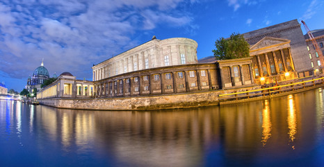 Berlin, Germany. Beautiful city skyline at summer night