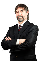 Portrait of a businessman smiling