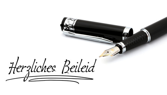 Herzliches Beileid