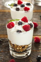 Homemade Organic Fresh Fruit Parfait