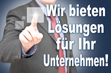 wir bieten lösungen