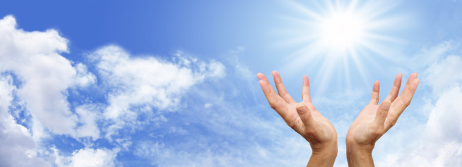 Healing website header