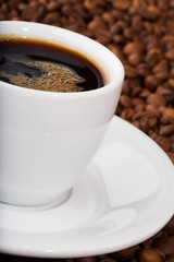 warm cup of coffee