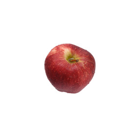 red apple isolate white background