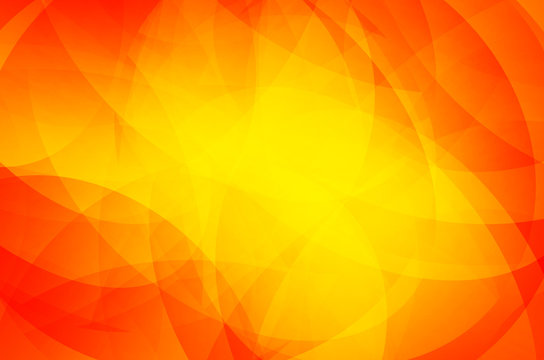 abstract curves of orange and yellow background.