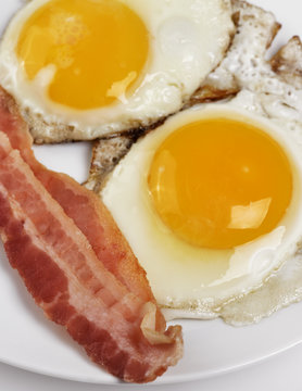 Fried Eggs And Bacon