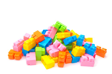 Plastic toy construction