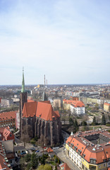Fototapeta na wymiar Kathedrale von Breslau Panorama