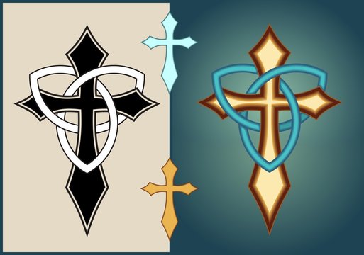 Celtic cross design 1